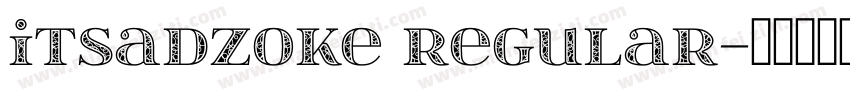 itsadzoke Regular字体转换